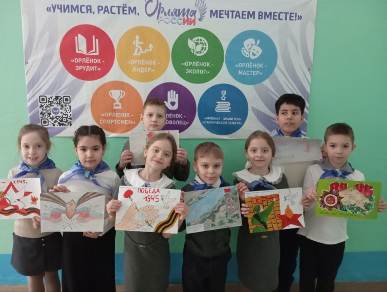 Конкурс рисунков "Дети рисуют Победу".